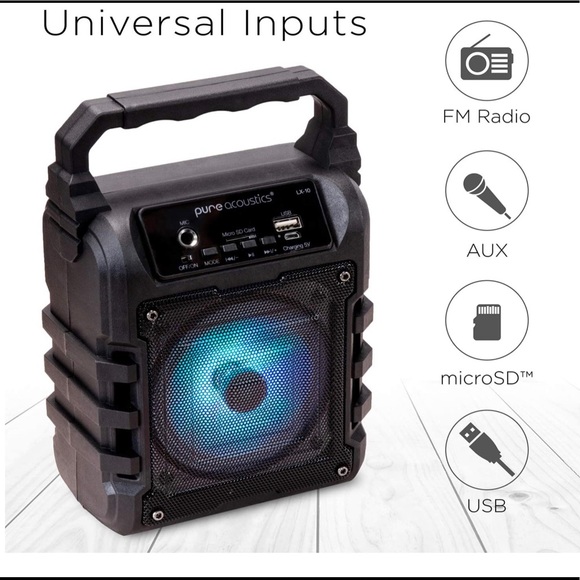 New 🎼  Pure Acoustics Portable Bluetooth Music Companion. - Picture 2 of 5